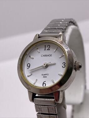 Carriage By Timex Womens Stretch Watch New Battery